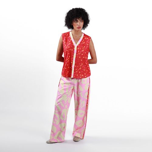 Pantalon pink leopard FDS by Sacré