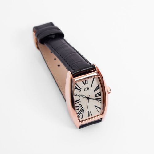 Reloj Negro Romano