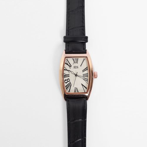 Reloj Negro Romano