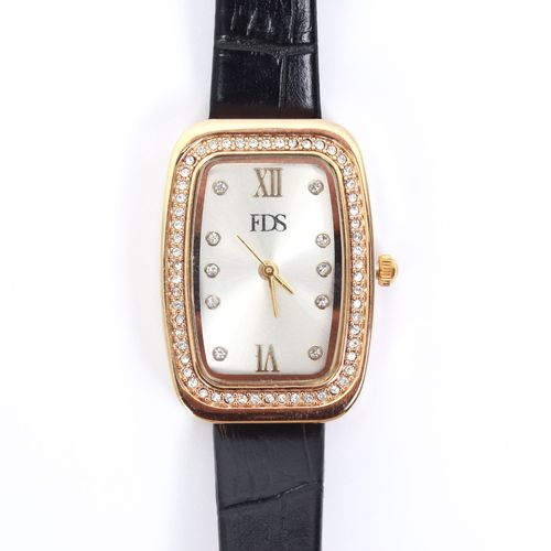 Reloj Brillos Negro