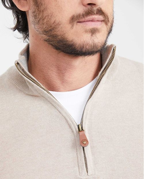 Suéter Tejido con Cuello Nerú para Hombre