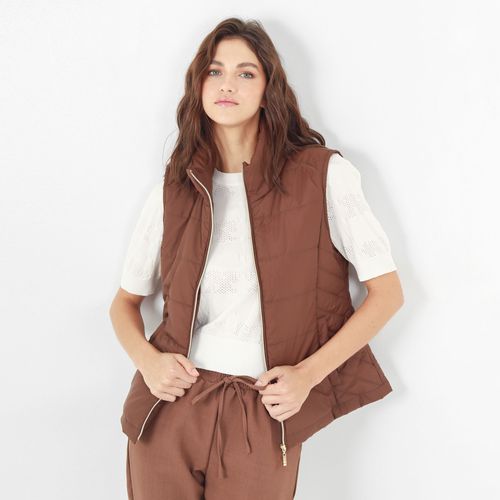Chaleco Cuello Alto Acolchado