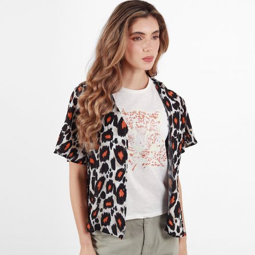Blusa Cuello V Manga Corta
