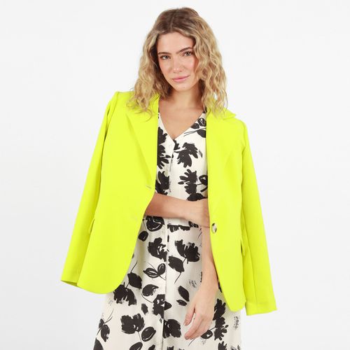Chaqueta Tipo Blazer Cuello Solapa