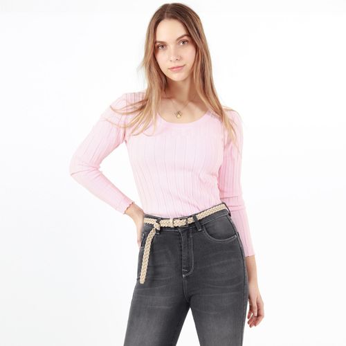 Sweater Cuello Redondo Manga Larga