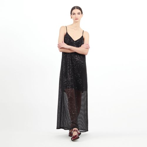 Vestido Cuello V Manga Sisa