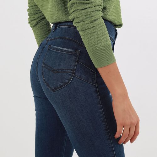 Jean Wonder Tiro Medio Bota Skinny