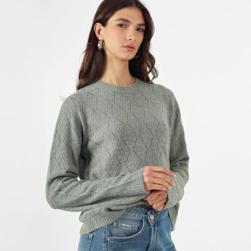 Sweater Cuello Redondo Manga Larga