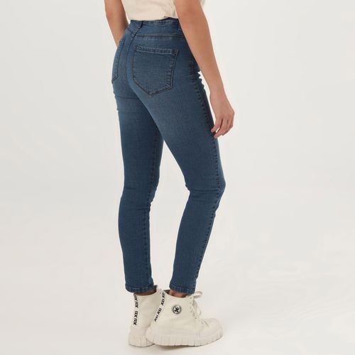 Jean Muse Skinny Tiro Medio Bota Skinny