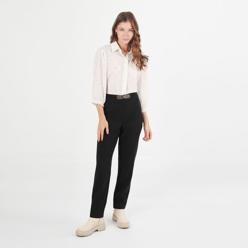 Pantalon Tiro Alto Bota Recta