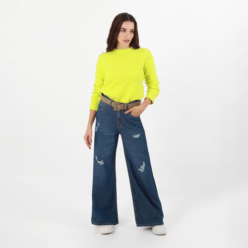 Jean Tiro Alto Bota Flare