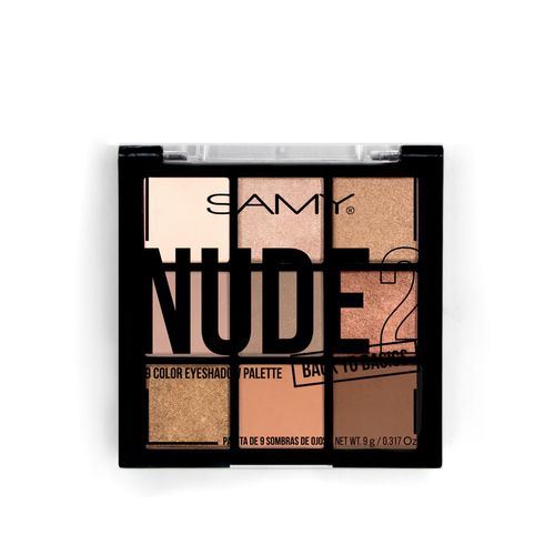 Paleta X 9 Sombras De Ojos Samy # 14. Nude 2