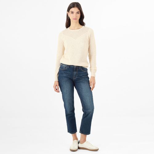 Sweater Cuello Redondo Manga Larga