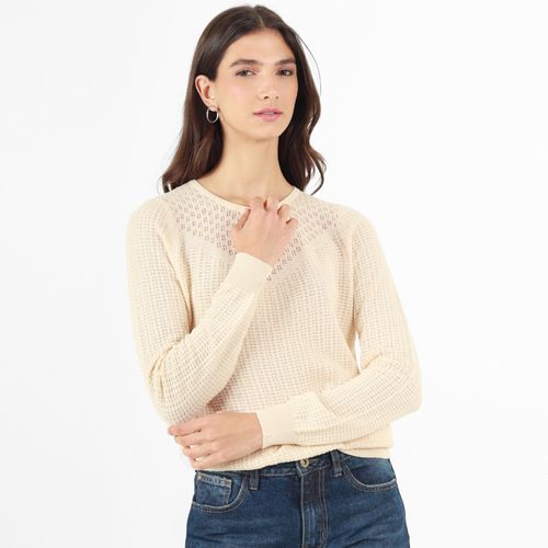 Sweater Cuello Redondo Manga Larga