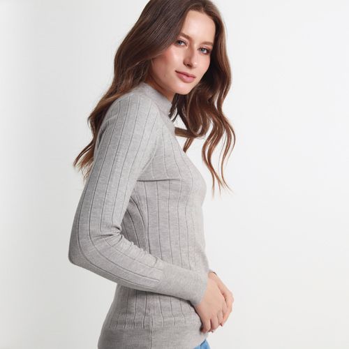 Sweater Cuello Alto Manga Larga