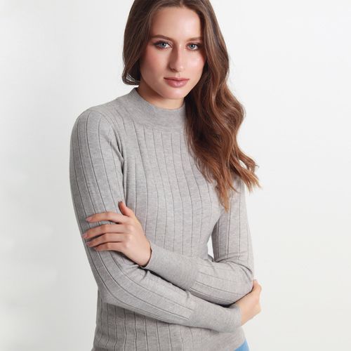 Sweater Cuello Alto Manga Larga