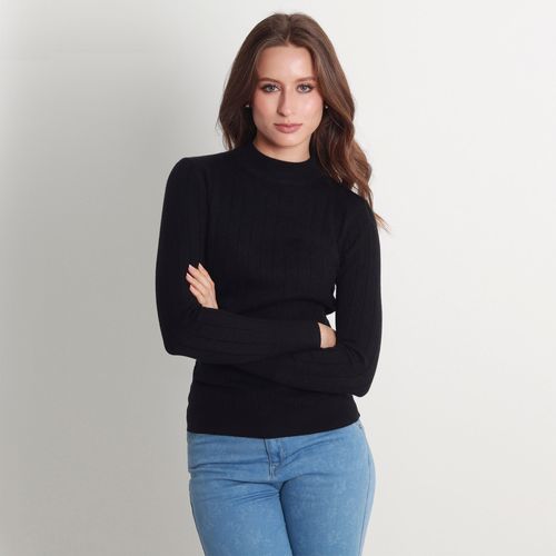 Sweater Cuello Alto Manga Larga