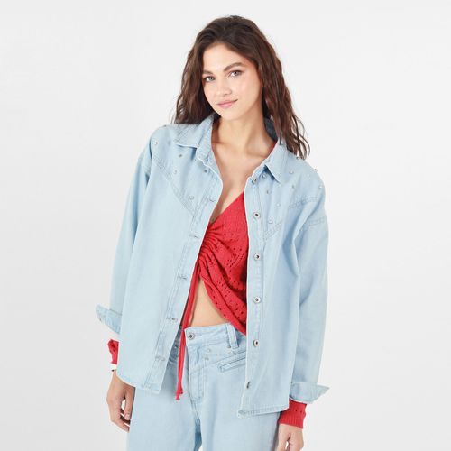 Chaqueta Cuello Camisero Manga Larga