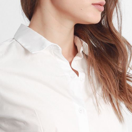 Camisa Cuello Camisero Manga Larga