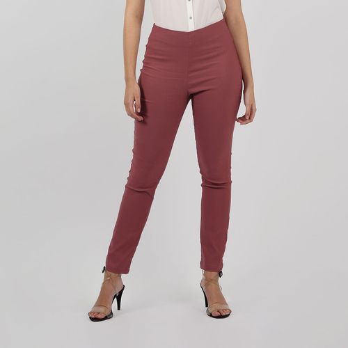 Pantalon tiro alto bota skinny