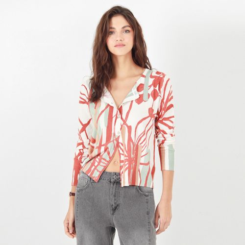Sweater Cuello Abierto Manga Larga