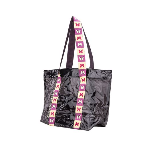Tote Bahía Mariposas Negro Verano