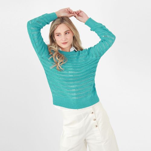 Sweater Cuello Redondo Manga Larga
