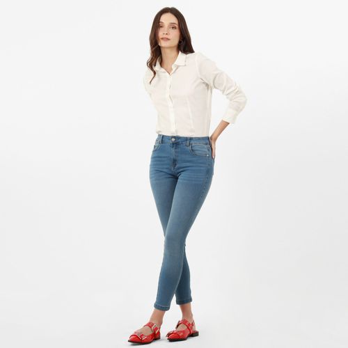 Jean Tiro Medio Bota Skinny