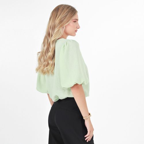 Blusa Cuello Redondo Manga 3Cuartos
