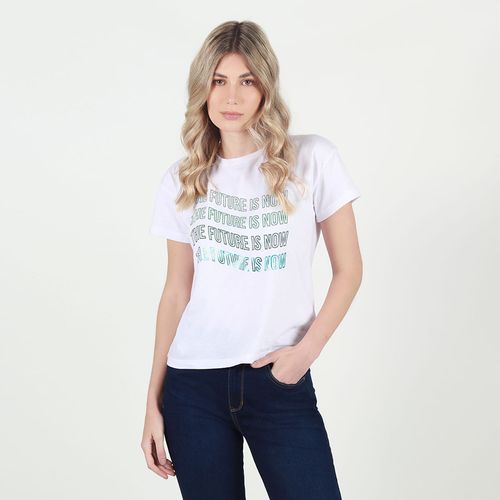 Camiseta cuello redondo manga corta