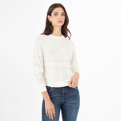 Sweater Cuello Redondo Manga Larga