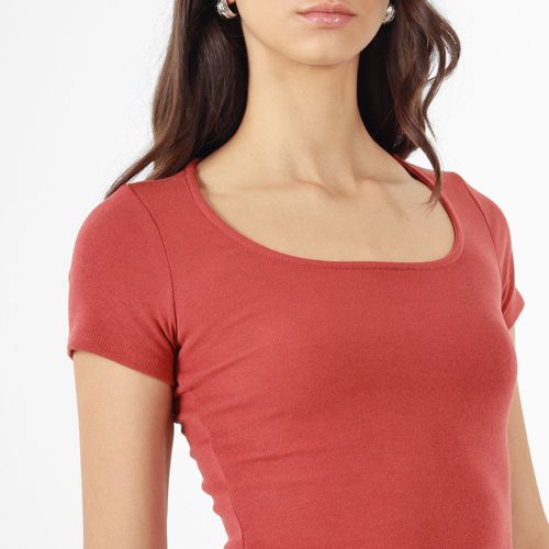 Camiseta Cuello Redondo Marga Corta