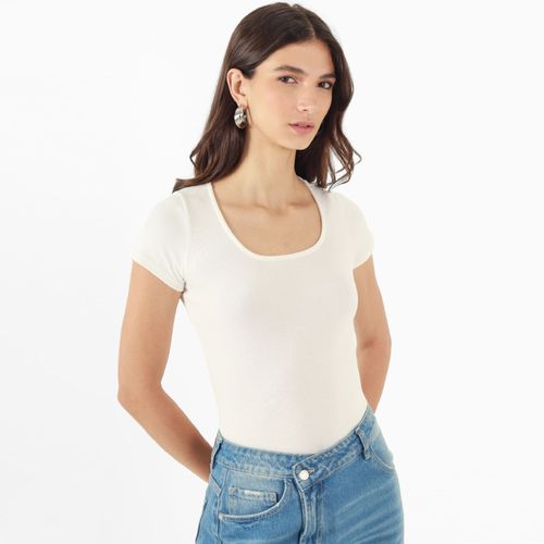 Camiseta Cuello Redondo Marga Corta