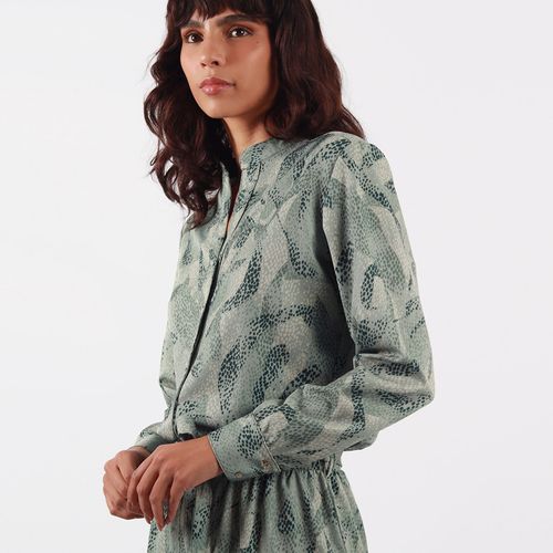 Vestido Cuello Neru Manga Larga