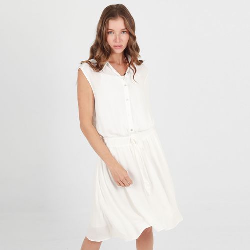 Vestido Cuello Camisero Manga Sisa