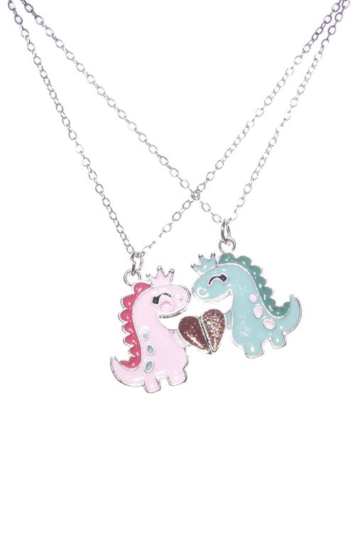 Set collares dinosaurio x2 und