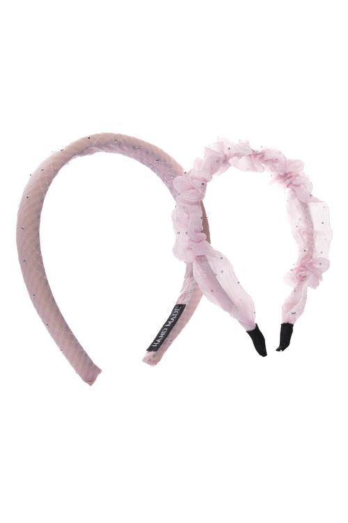 Diadema con moñas x2 unidades