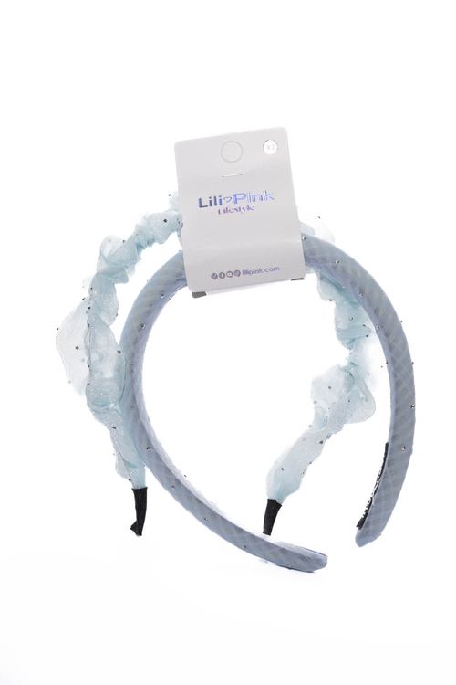 Diadema con moñas x2 unidades