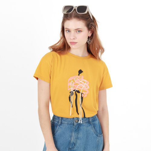 Camiseta Cuello Redondo Manga Corta