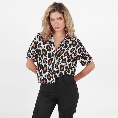 Blusa Cuello V Manga Corta