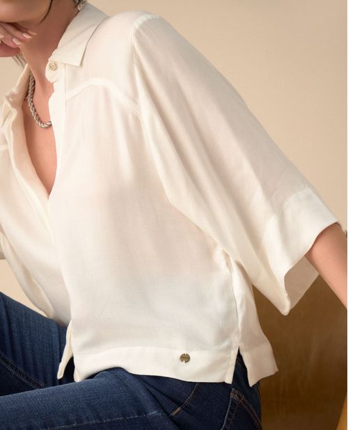 Camisa manga 3/4 para mujer