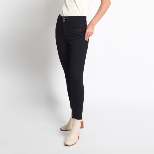 Jean Wonder Tiro Medio Bota Skinny