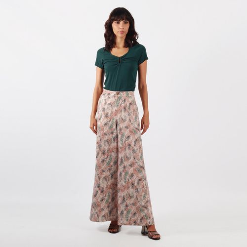 Pantalon Tiro Alto Bota Flare