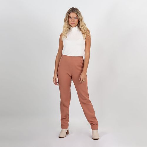 Pantalon tiro alto bota recta