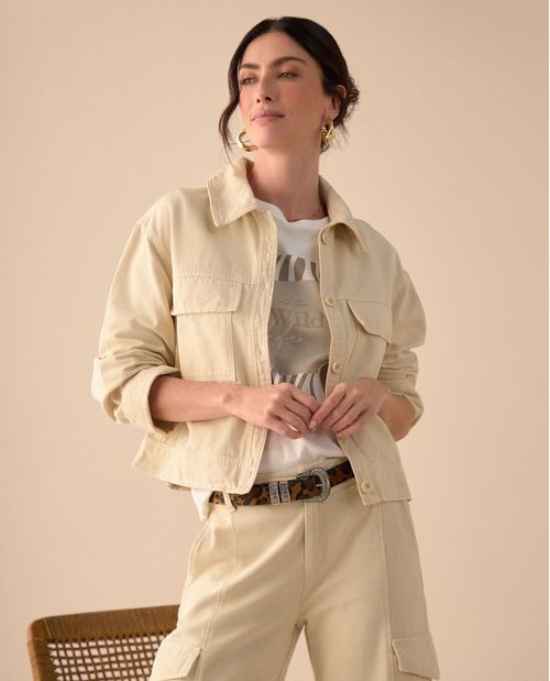 Chaqueta de silueta amplia para mujer