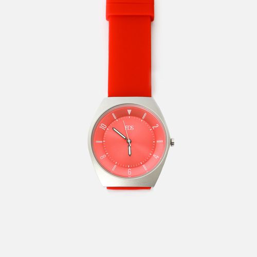 Reloj Analogo Rojo