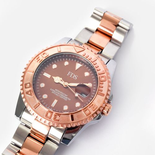 Reloj Unisex Analogo Pink Gold