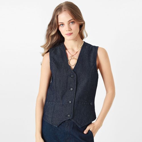 Blusa Cuello V Manga Sisa