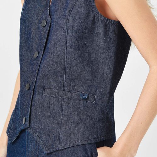 Blusa Cuello V Manga Sisa