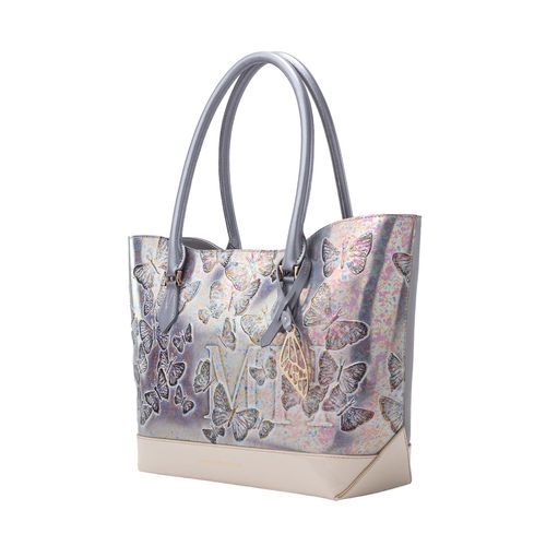 Tote Alas Mediano Gris Mariposas